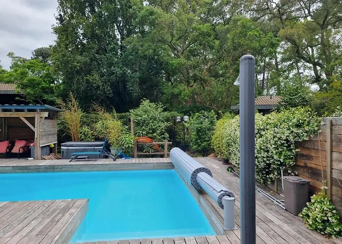 House With Heated Pool And Jacuzzi Villa Soorts-Hossegor