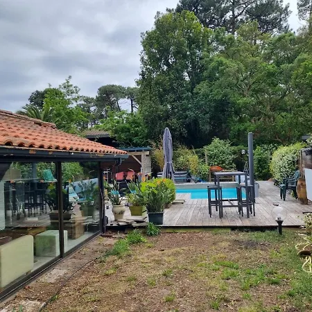 Villa House With Heated Pool And Jacuzzi Soorts-Hossegor