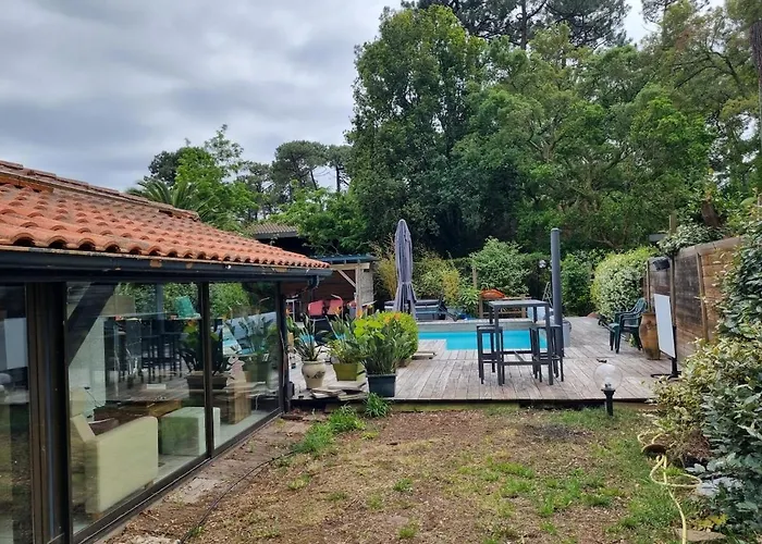 Villa House With Heated Pool And Jacuzzi Soorts-Hossegor